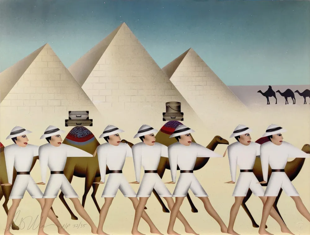 Litografía Morris - LAND OF PHAROAHS