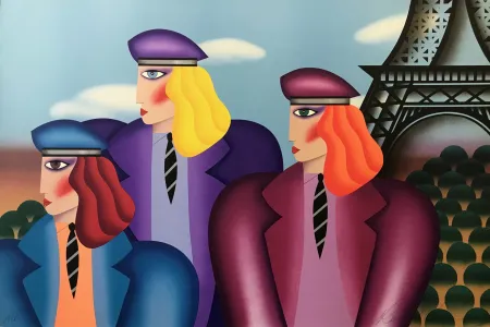 Litografía Morris - PARIS RAGE