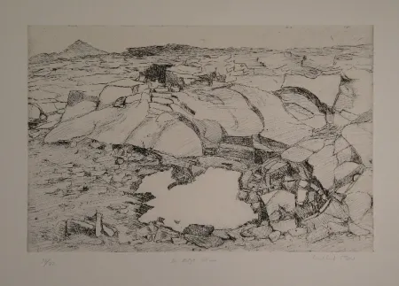 Grabado Moser - Der letzte Schnee