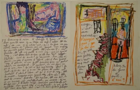 Grabado En Madera Moser - L'Heure du Goémon.