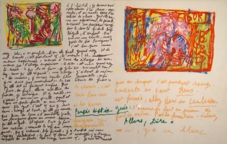 Grabado En Madera Moser - Personnages