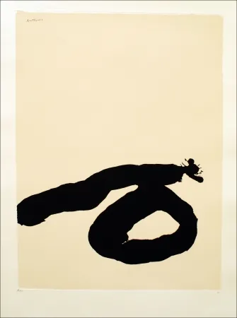 Serigrafía Motherwell - Africa Suite: Africa 7