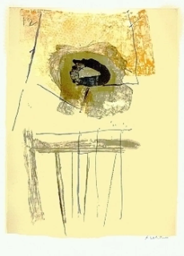 Litografía Motherwell - Chair