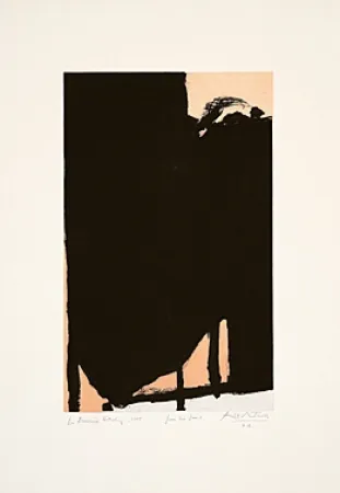 Aguafuerte Y Aguatinta Motherwell - Elegy Fragment II