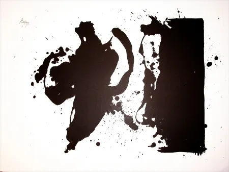 Litografía Motherwell - Elegy Study