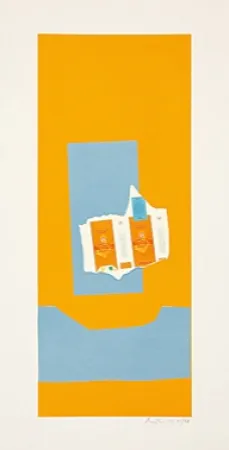 Litografía Motherwell - Harvest, with Blue Shadow