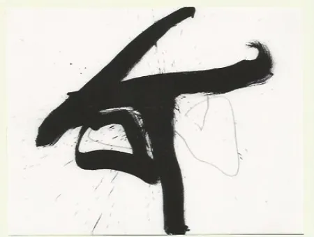 Grabado Motherwell - Lament for Lorca