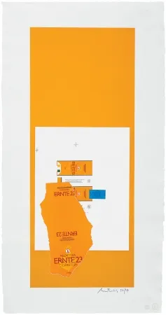 Litografía Motherwell - Summer Light Series: Harvest With Leaf