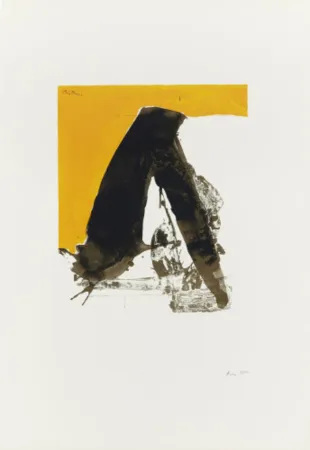 Serigrafía Motherwell - Untitled 1 from The Basque Suite