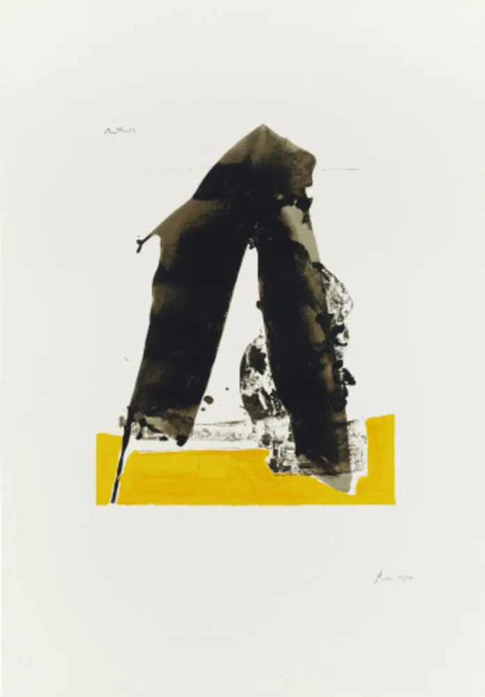 Serigrafía Motherwell - Untitled 10 from The Basque Suite