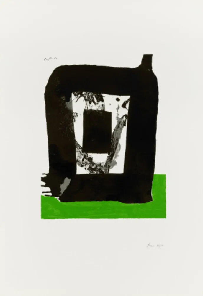 Serigrafía Motherwell - Untitled 3 from The Basque Suite