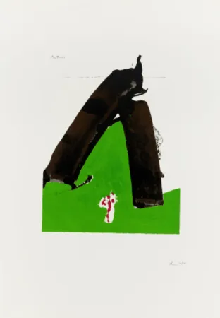 Serigrafía Motherwell - Untitled 4 from The Basque Suite