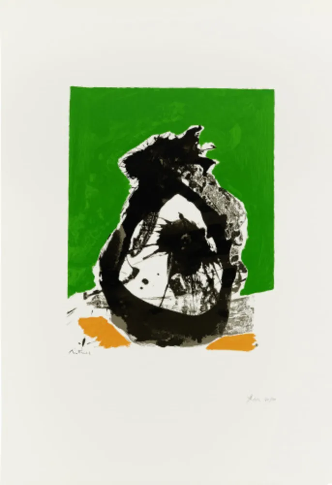 Serigrafía Motherwell - Untitled 6 from The Basque Suite,