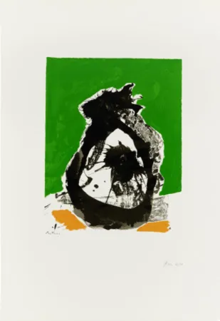 Serigrafía Motherwell - Untitled 6 from The Basque Suite,