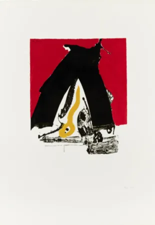 Serigrafía Motherwell - Untitled 8 from The Basque Suite