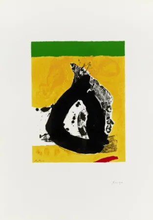 Serigrafía Motherwell - Untitled 9 from The Basque Suite