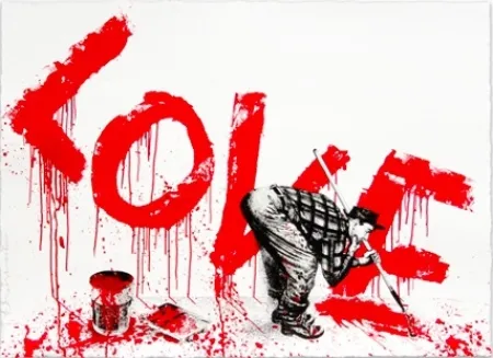 Serigrafía Mr Brainwash - All You Need Is, 2018  