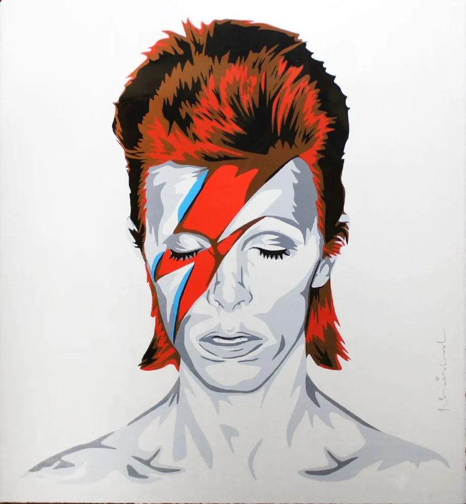 Serigrafía Mr. Brainwash - Bowie
