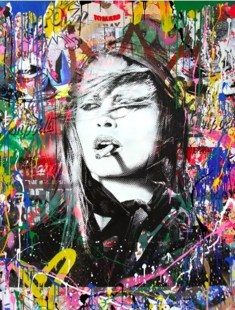 Serigrafía Mr Brainwash - Brigitte Bardot, 2018 