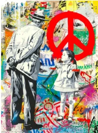 Serigrafía Mr. Brainwash - Caught Red-Handed, 2020 