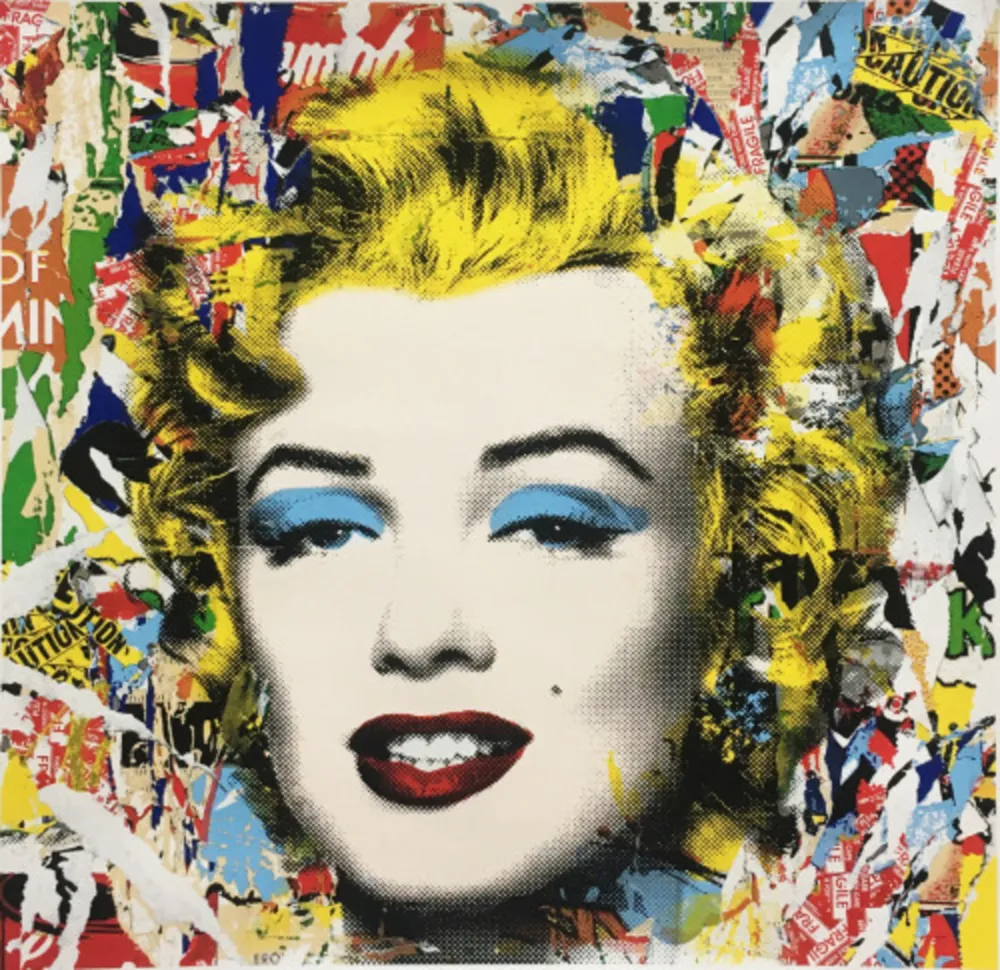 Serigrafía Mr. Brainwash - Collage from Marilyn POPfolio