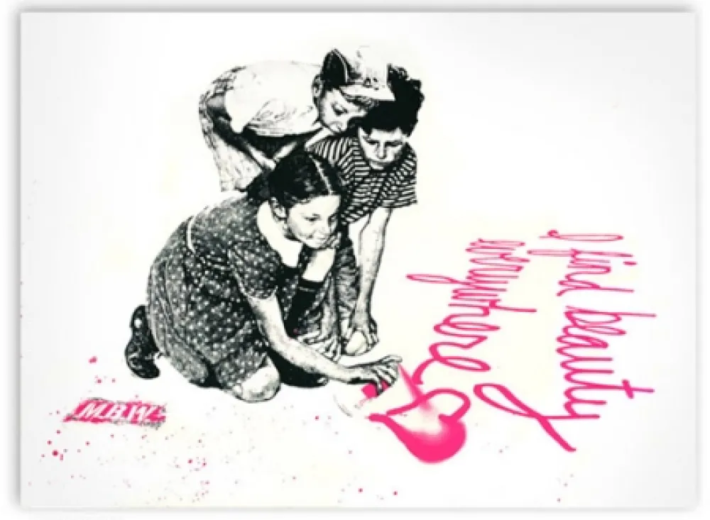 Serigrafía Mr. Brainwash - I Find Beauty Everywhere