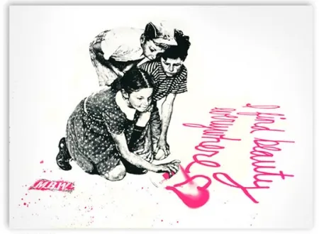 Serigrafía Mr. Brainwash - I Find Beauty Everywhere