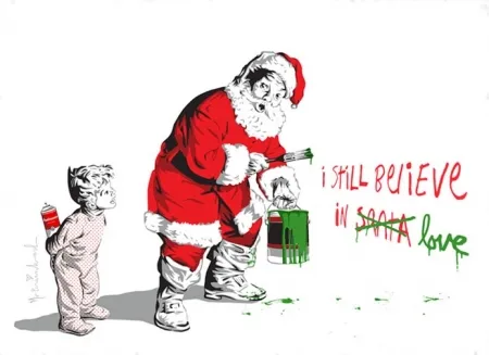 Serigrafía Mr. Brainwash - I Still Believe in Love