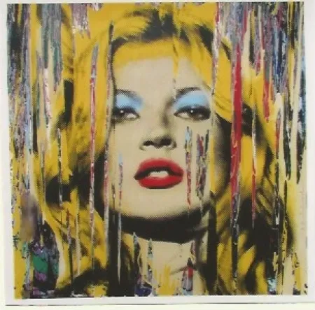 Serigrafía Mr. Brainwash - Kate Moss