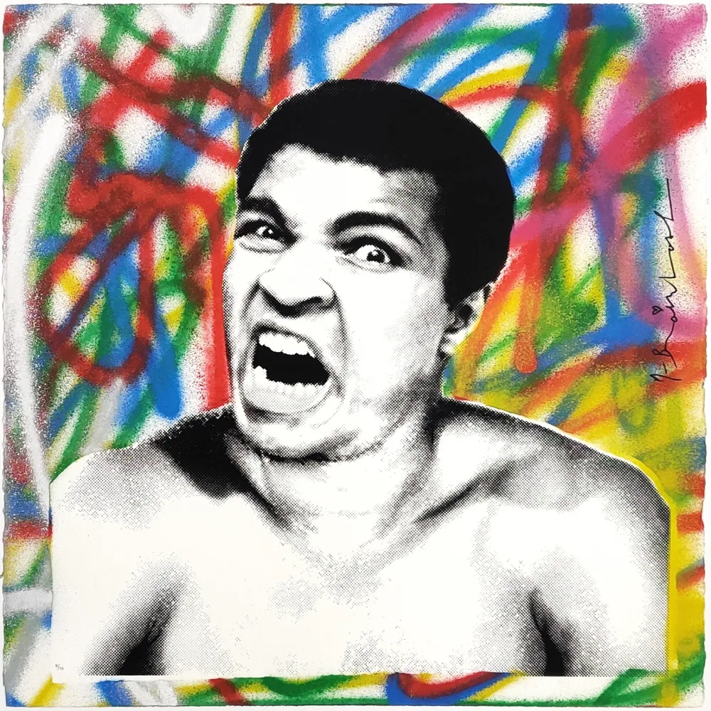 Serigrafía Mr. Brainwash - LEGENDARY ALI