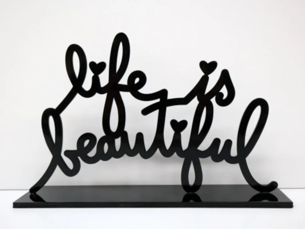 Múltiple Mr. Brainwash - Life is Beautiful (Black)