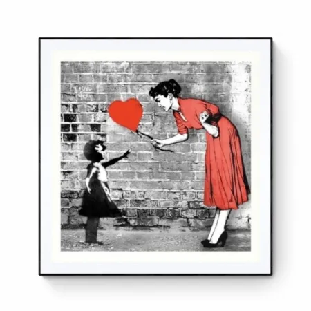 Litografía Mr Brainwash - Love-catcher (Rouge)