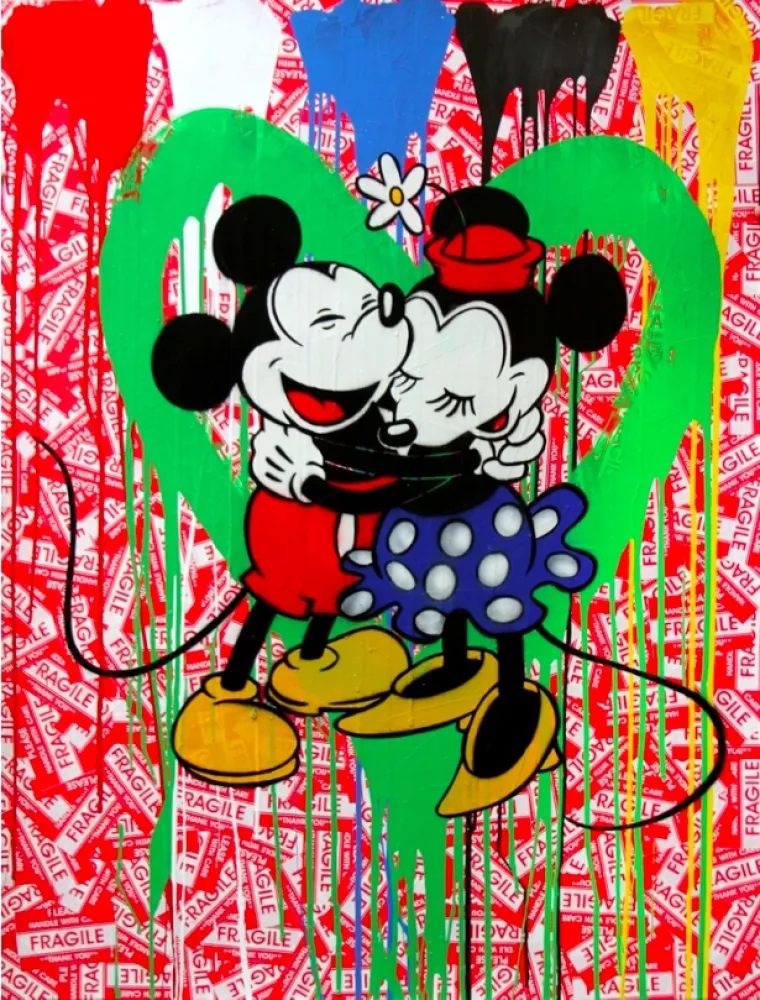 Múltiple Mr. Brainwash - Mickey & Minnie