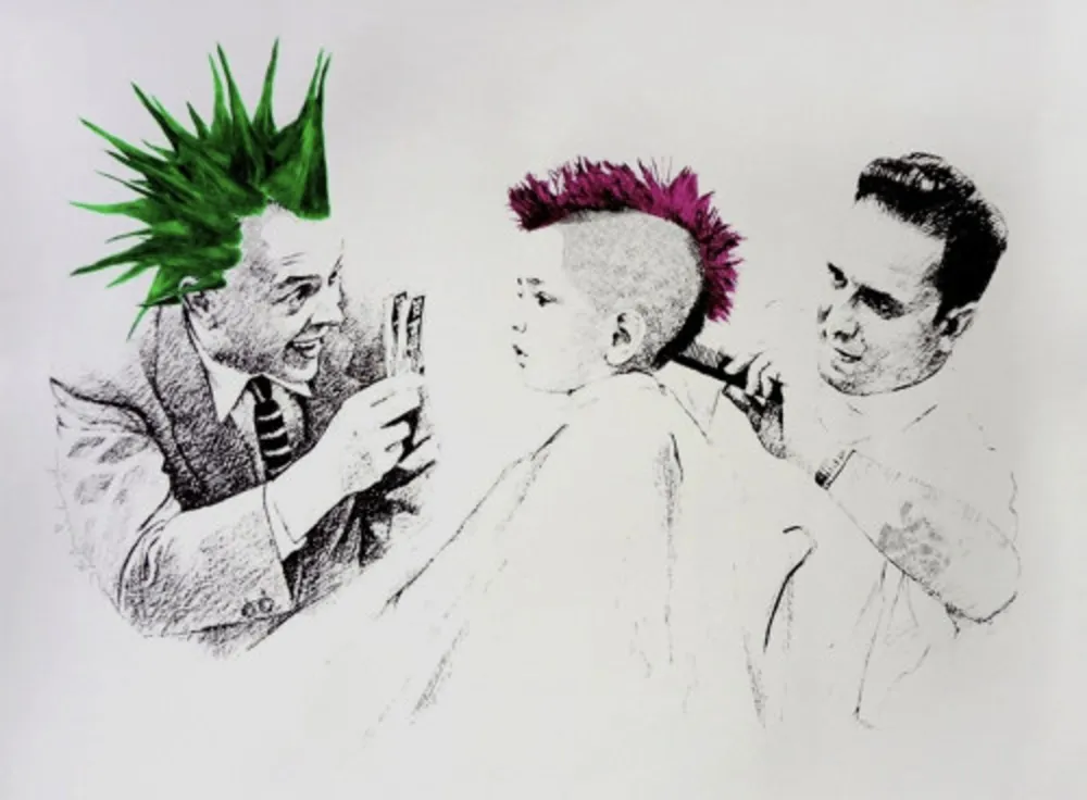 Serigrafía Mr Brainwash - My First Concert