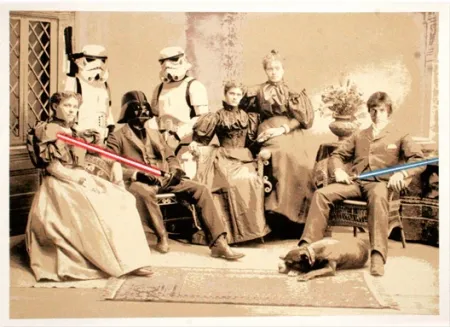 Litografía Mr. Brainwash - Star Wars Reunion