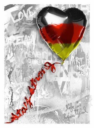 Serigrafía Mr. Brainwash - Stay Strong | Germany