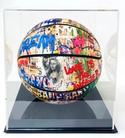Serigrafía Mr. Brainwash - Untitled (Basketball)