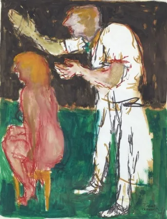 Sin Técnico Mualla - Femme en rose chez le coiffeur 