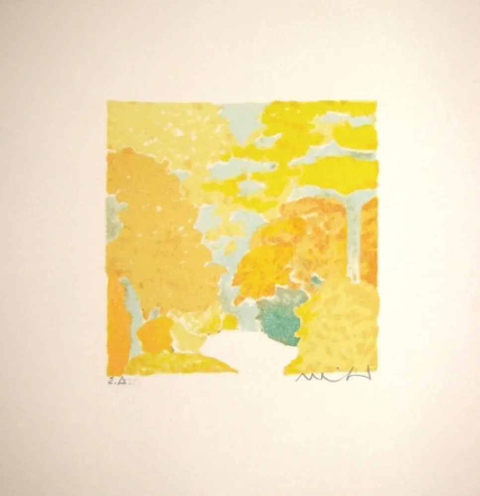 Litografía Muhl - Untitled