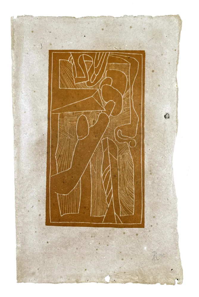 Grabado En Madera Müller - FUNGHI (ESQUISSE XX)