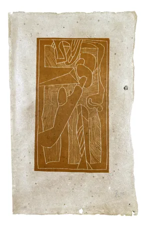 Grabado En Madera Müller - FUNGHI (ESQUISSE XX)