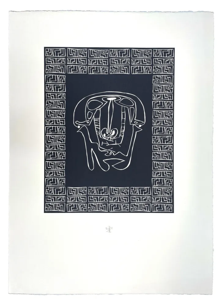 Grabado En Madera Müller - KEFALI (b)