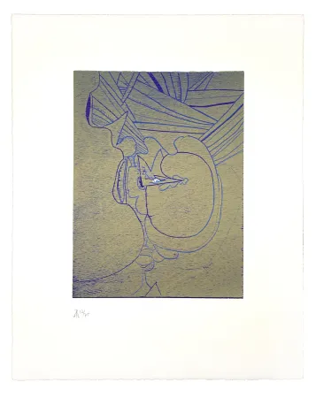 Grabado En Madera Müller - LIGNES MALIGNES - GERBE