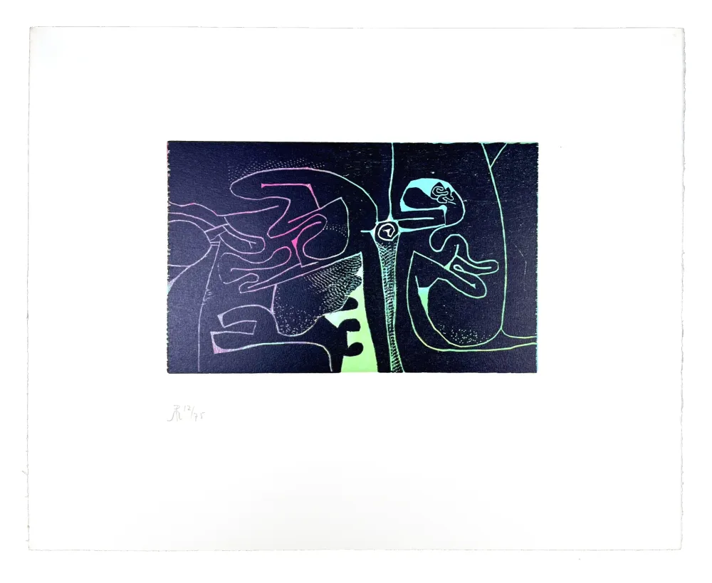 Grabado En Madera Müller - LIGNES MALIGNES - SERPENTS