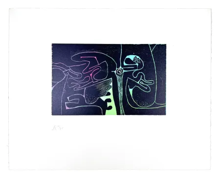 Grabado En Madera Müller - LIGNES MALIGNES - SERPENTS