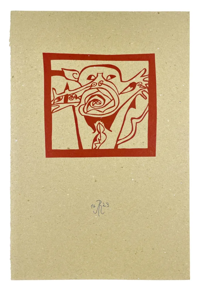 Grabado En Madera Müller - MASQUE III