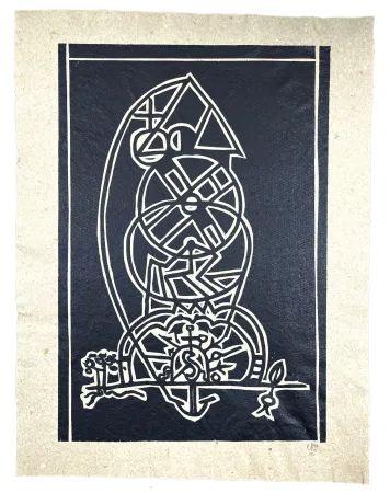 Grabado En Madera Müller - MILOS (a)