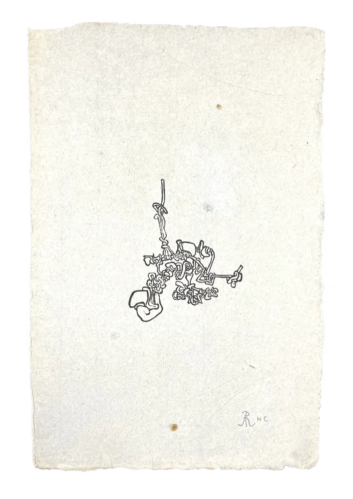 Grabado En Madera Müller - PETIT NOEUD (ESQUISSE XVI)