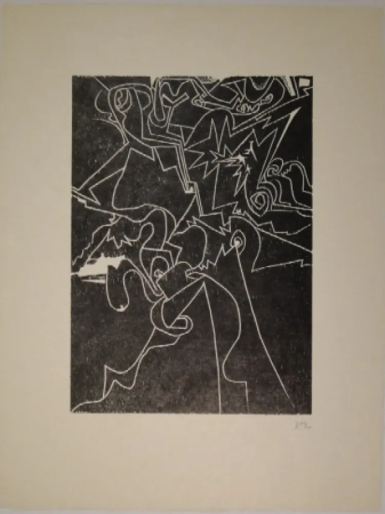 Grabado En Madera Müller - Sans titre (Saint-Gall)