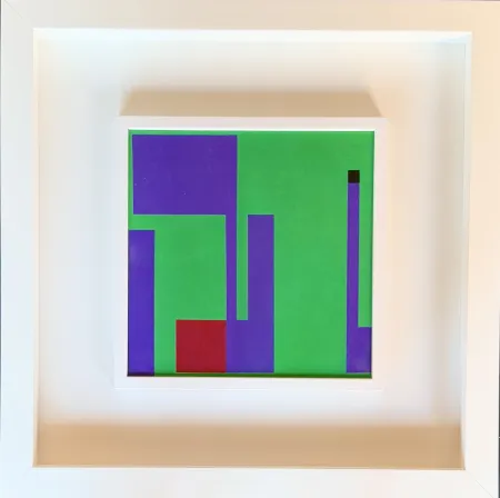 Sin Técnico Munari - Bruno Munari (1907-1998) - Oil on wood panel - 1951